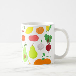 Tasse de fruits et légumes