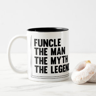 Tasse de Funcle de typographie - l'homme le mythe