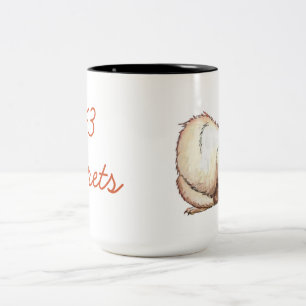 Tasse de furets de coeur