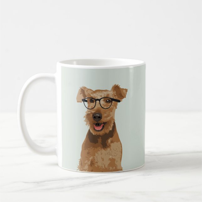 Tasse de gallois Terrier de hippie pour des (Gauche)