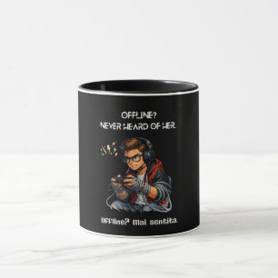 Tasse de gamer hors ligne Citation