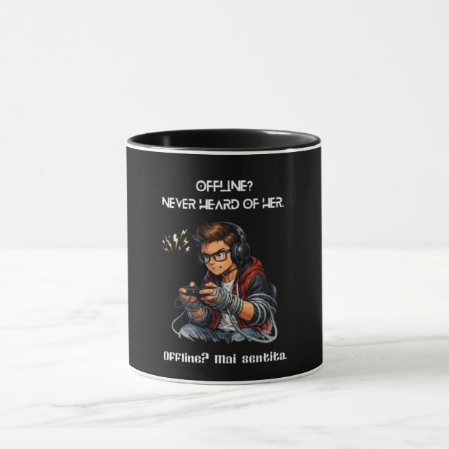 Tasse de gamer hors ligne Citation (Centre)