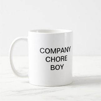 Tasse de garçon de corvée