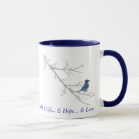 Tasse de geai bleu
