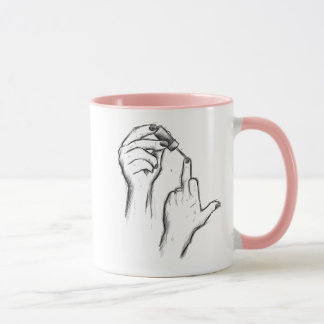 Tasse de geste de main