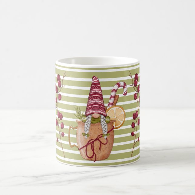 Tasse de Gnome de Noël au Cidre Orange (Centre)