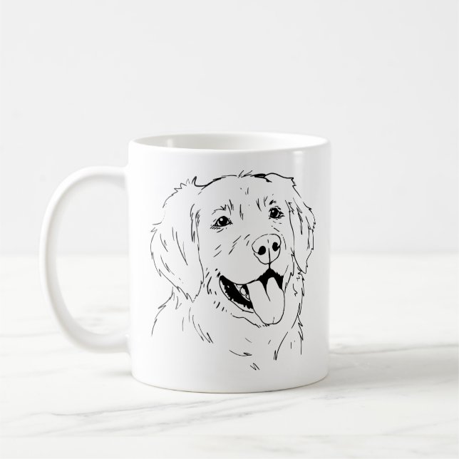 Tasse de golden retriever (Gauche)