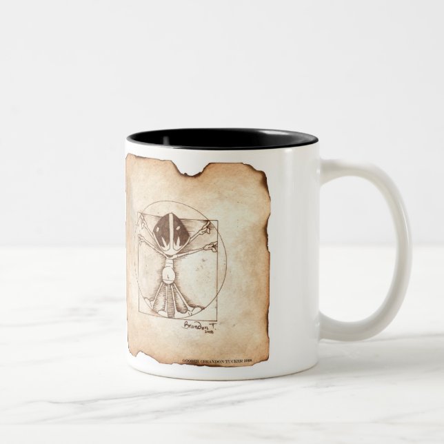 Tasse de Goober de Vitruvian (Droit)