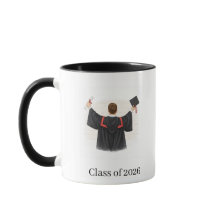 Tasse de graduation illustrée de la promotion 2026
