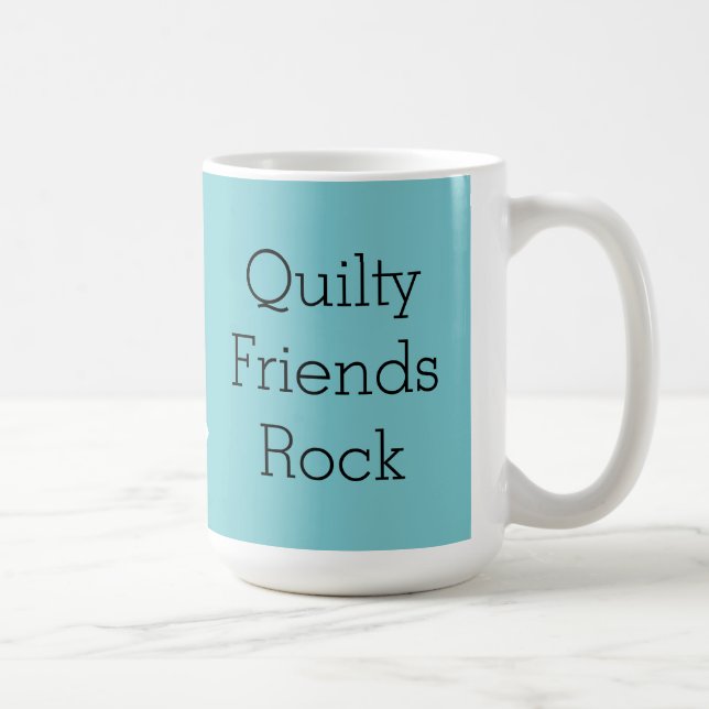Tasse de graphique de roche d'amis de Quilty (Droite)