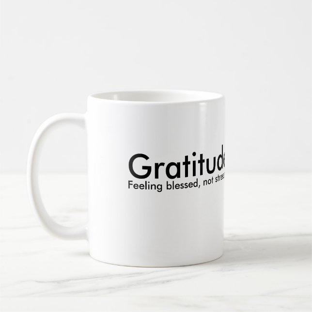 Tasse de gratitude (Gauche)