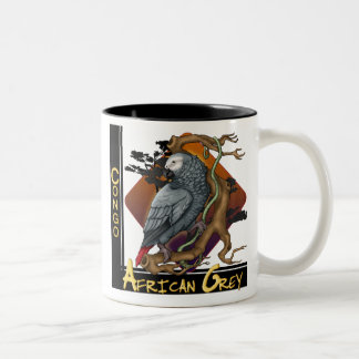 Tasse de gris africain du Congo
