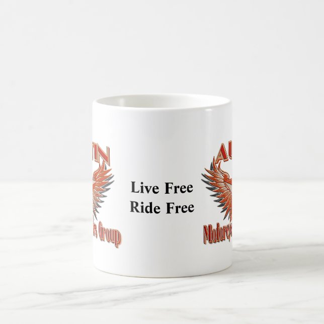 Tasse de groupe de cavaliers de moto d'Austin (Centre)