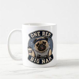 Tasse de gym drôle de Pug Un Répète Grand Dodo C