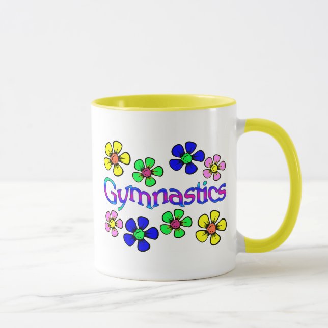 Tasse de gymnastique de flower power (Droite)