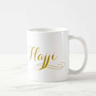 Tasse de hadj pour les hommes avec le mot "hadji "