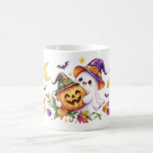 Tasse de Halloween Chapeau de Sorcière Citrouille 