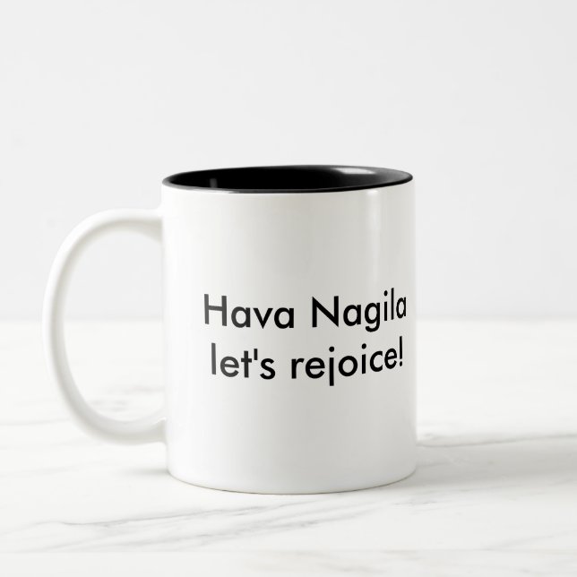 Tasse de Hava Nagila (Gauche)