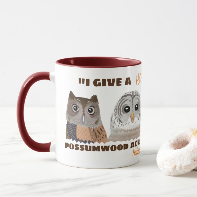 Tasse de hibou (Avec donut)