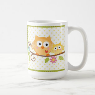 Tasse de hibou d'arbre de Happi