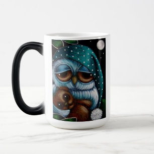 Tasse de hibou du monde bonjour