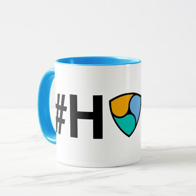 Tasse de HODL NEM/XEM (Devant gauche)