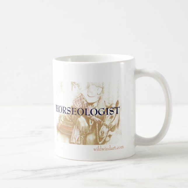 Tasse de HORSEOLOGIST avec la signification de (Droite)
