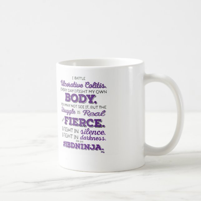 Tasse de #IBDninja (colite ulcéreuse) (Droite)