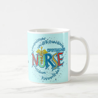 Tasse de infirmière ophtalmique devise infirmières