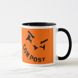 Tasse de Jack-o'-lantern de compost