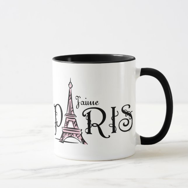 Tasse de J'aime Paris (Droite)