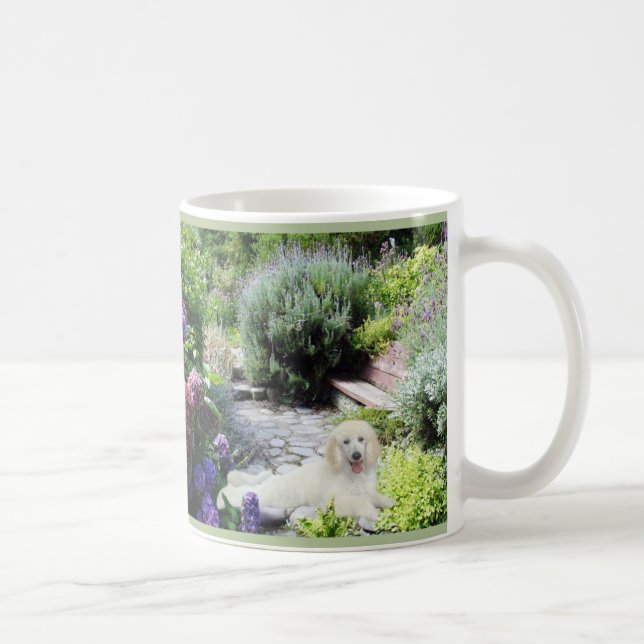 Tasse de jardin de caniche (Droite)
