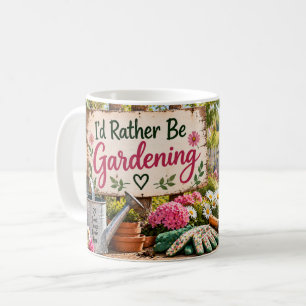 Tasse de jardin de fleurs pour amateur de jardinag