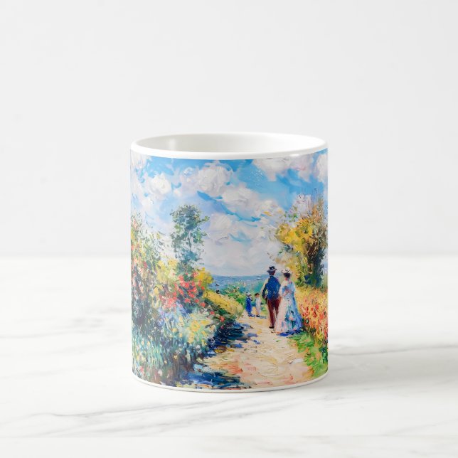Tasse de jardin impressionniste Allée de fleurs d' (Centre)