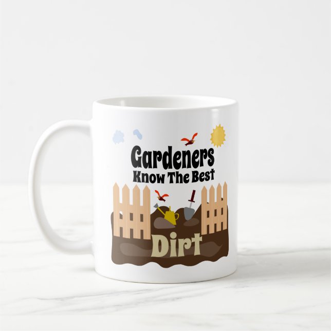 Tasse de jardinage drôle - les jardiniers (Gauche)