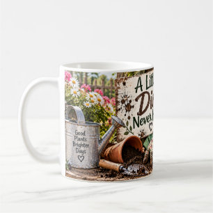 Tasse de jardinage 'Un peu de terre n'a jamais fai