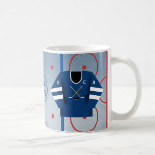 Tasse de Jersey d'équipe de hockey de glace