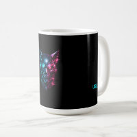 Tasse de jeu crâne de bogue cybernétique - SYSTEM_