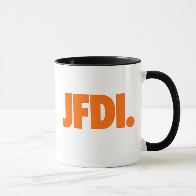Tasse de JFDI (11 onces) (Droite)