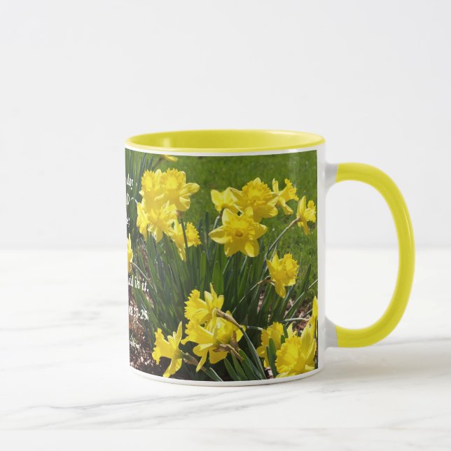 Tasse de jonquille du psaume 118 (Droite)