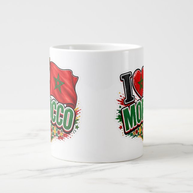 Tasse de jour de match de l'équipe Maroc 2026 pour (Devant)