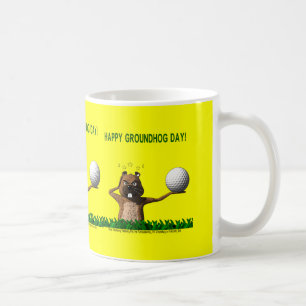 Tasse de jour "de réveil grossier" Groundhog