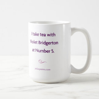 Tasse de Julia Quinn "Bridgerton violet"