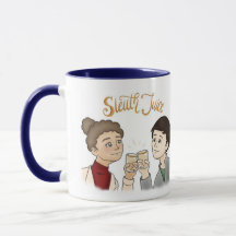 Tasse de jus de détective