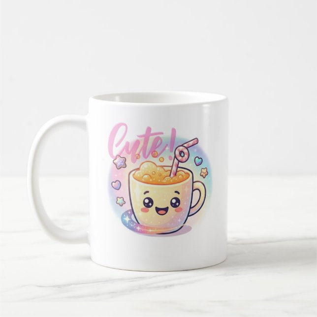 tasse de jus souriante (Gauche)
