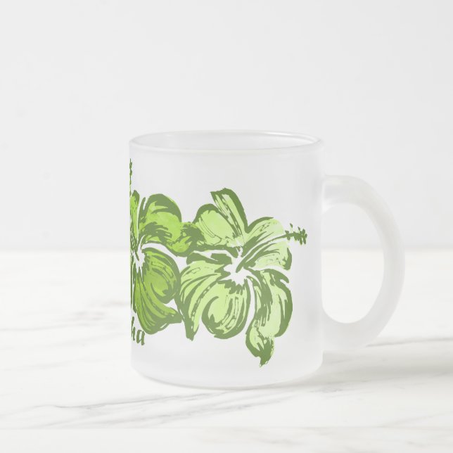 Tasse de ketmie d'aquarelle (Droit)