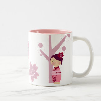 Tasse de Kokeshi Sakura