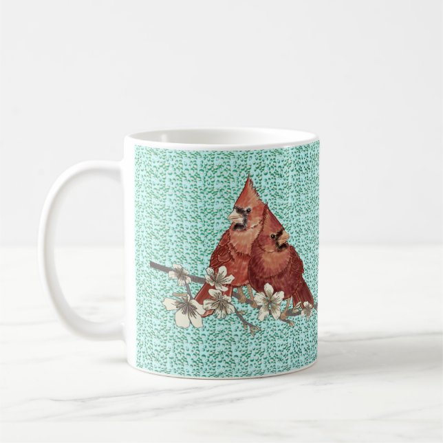 Tasse de la branche des cardinaux (Gauche)