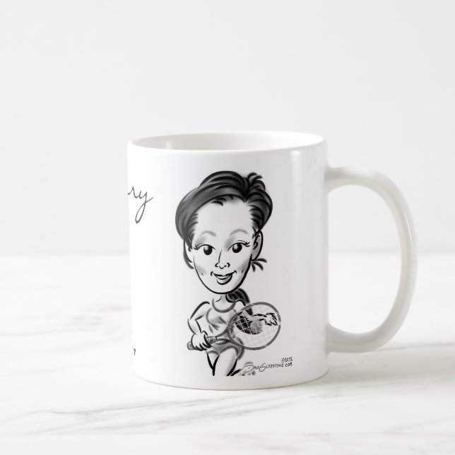 Tasse de la caricature de la cerise (Droite)
