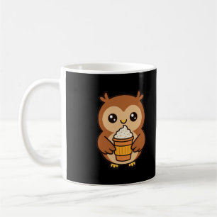 Tasse de la chouette de latte de citrouille d'Hall